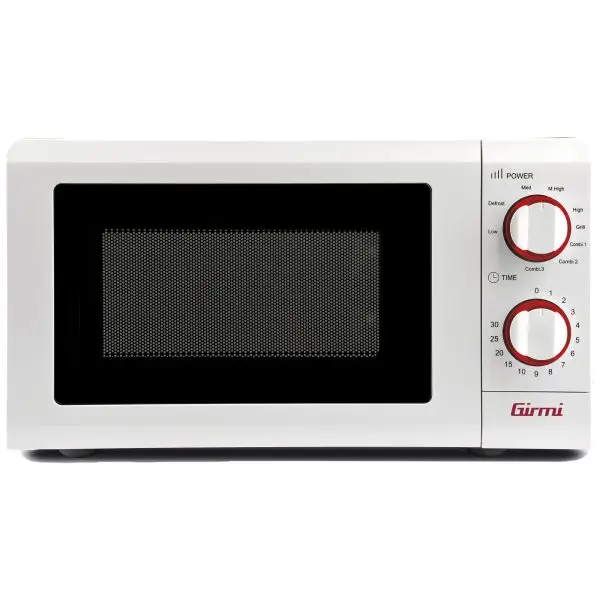 Forno a microonde - con cottura combinata - 20 L - bianco/rosso - Girmi