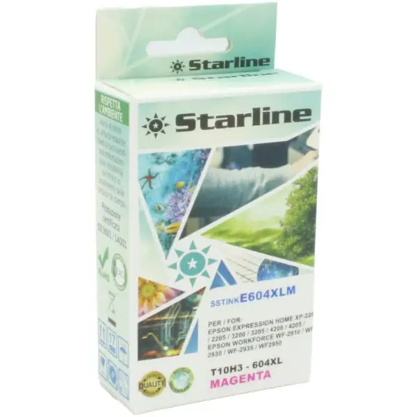 Starline - Cartuccia compatibile Ananas 604XL - Magenta - JNEP604M - 350 pag