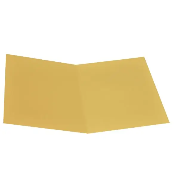 Cartellina semplice - 145 gr - 25 x 34 cm - giallo - cartoncino manilla - Cartotecnica del Garda - conf. 100 pezzi