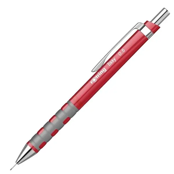 Portamine Tikky - mina 0,5mm - fusto rosso - Rotring