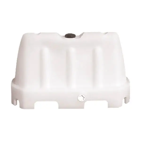 Barriera stradale - tipo New Jersey - 100 x 40 x 70 cm - PE - bianco