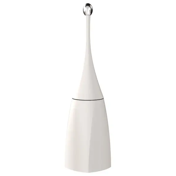 Portascopino da terra EColored - 12 x 12 x 48,5 cm - adamello white - Mar Plast