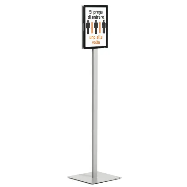 Espositore Info Stand Basic - da pavimento - A4 - Durable