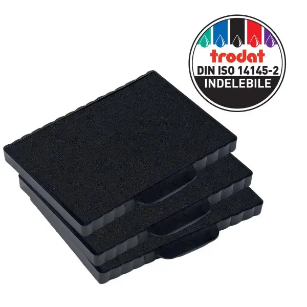 Tamponi 6/9511 - nero - Trodat - blister 3 pezzi