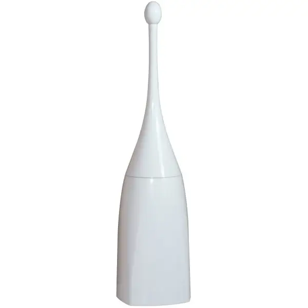 Portascopino per bagno - da terra - 12x12x48,5 cm - ABS - bianco - Mar Plast