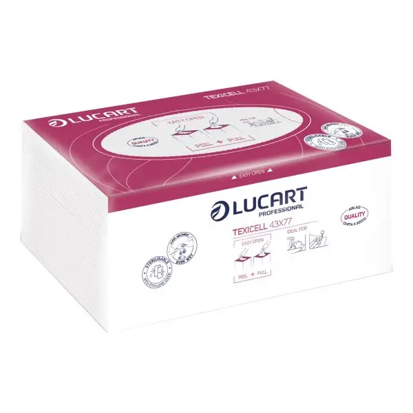 Panni Beauty AirTech per estetisti e parrucchieri - 43x77 cm - Lucart - conf. 100 pezzi