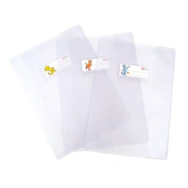 Copriquaderno Superseta - A5 - PVC  - c/alette - A5 - neutro trasparente - Colorosa