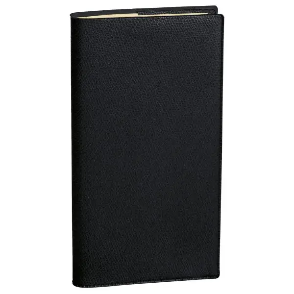 Agenda settimanale Planital 2026 - c/spirale - copertina Impala - 8,8 x 17 cm - nero - Quo Vadis