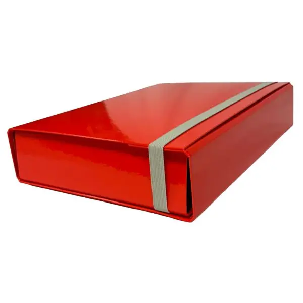 Cartella progetto - con elastico - dorso 7 cm - rosso - Starline