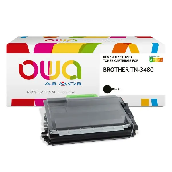 Armor - Toner Compatibile per Brother - Nero - TN3480 - 8.000 pag