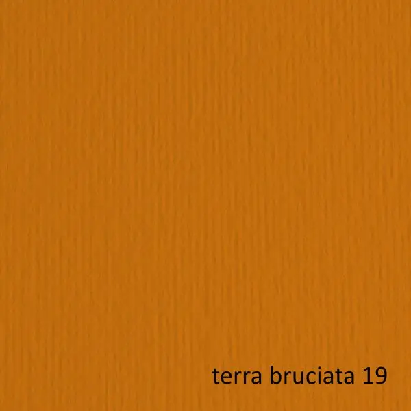 Cartoncino Elle Erre - 70 x 100 cm - 220 gr - terra bruciata 119 - Fabriano - blister 10 fogli