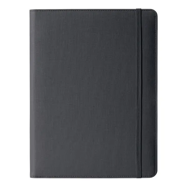 Portablocco Meet - con elastico - 31 x 25 x 1,4 cm - antracite - In Tempo