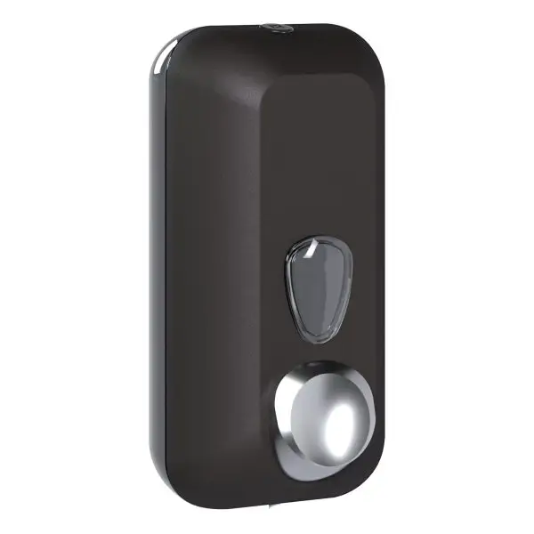 Dispenser per sapone liquido EColored - 10,2 x 9 x 22,8 cm - capacità 0,55 L - vesuvian black - Mar Plast