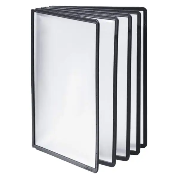 Pannelli di ricambio Sherpa per leggii Vario - nero - Durable - conf. 5 pezzi