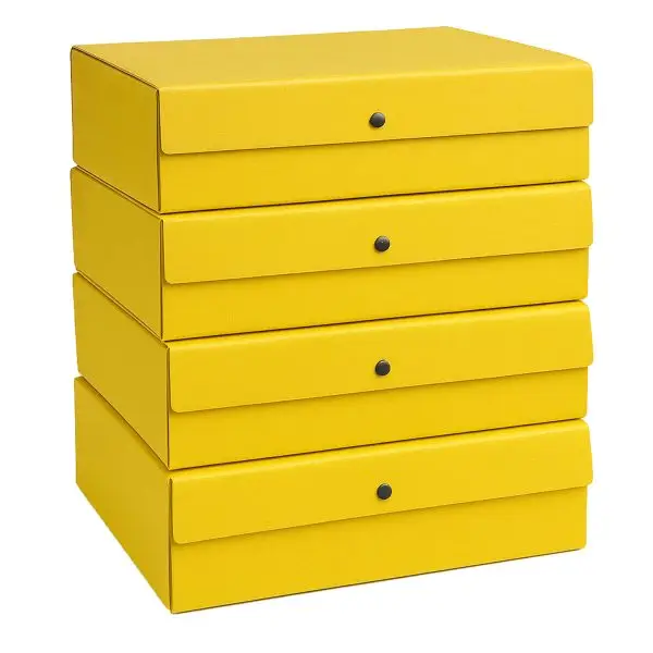 Scatola progetto - dorso 12 cm - giallo - Starline