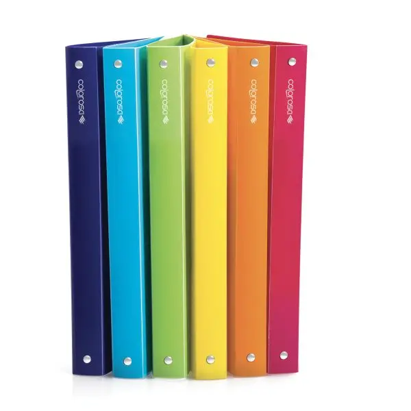 Raccoglitore 4R - A4 - diametro 15 mm - colori assortiti - Colorosa