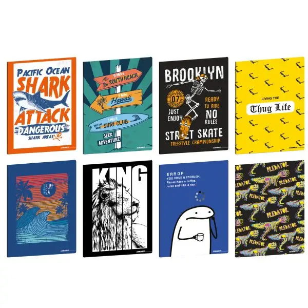 Maxiquaderno Teen Boy - A4 - 5mm - 21 fogli - 80 gr - Blasetti