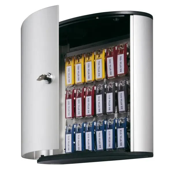 Cassetta portachiavi da parete Key Box - 30,2 x 11,8 x 28 cm - 18 posti - grigio - Durable