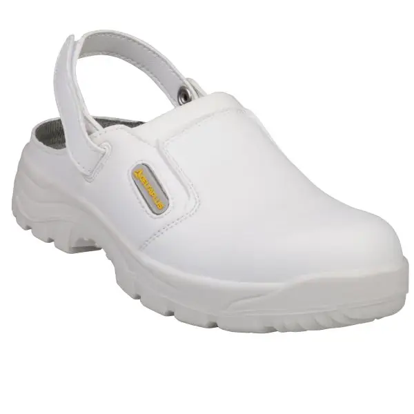 Calzatura sabot Maubec 3 SB E A SRC - microfibra - numero 43 - bianco - Deltaplus