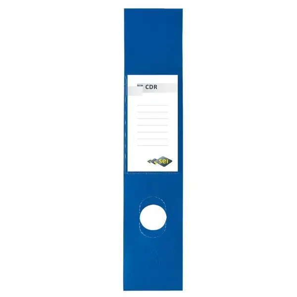 Copridorso CDR - PVC adesivo - 7 x 34,5 cm - blu - Sei Rota - conf. 10 pezzi