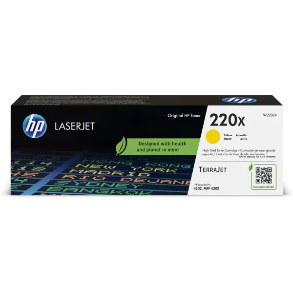 Hp -  Toner originale LaserJet HP 220X - Giallo - W2202X - 5.500 pag