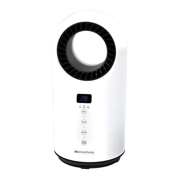 Termoventilatore ceramico Storm - senza pale - 1500 W - bianco - Melchioni family