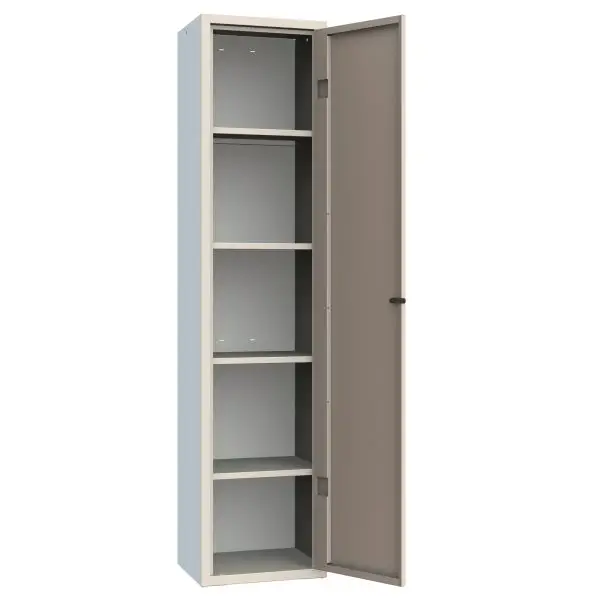 Armadio multiuso monoblocco - 42 x 33 x 180 cm - grigio chiaro - Armet