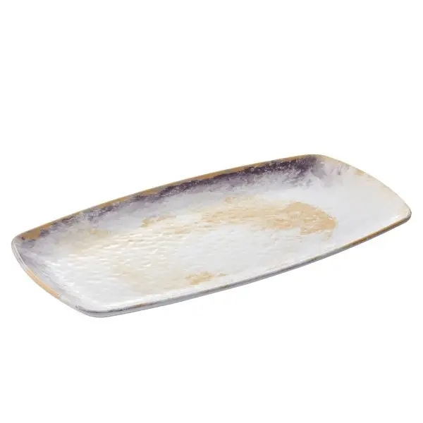 Piatto rettangolare Linea Galassia - 35,5 x 19 x 2,5 cm - melamina - Leone