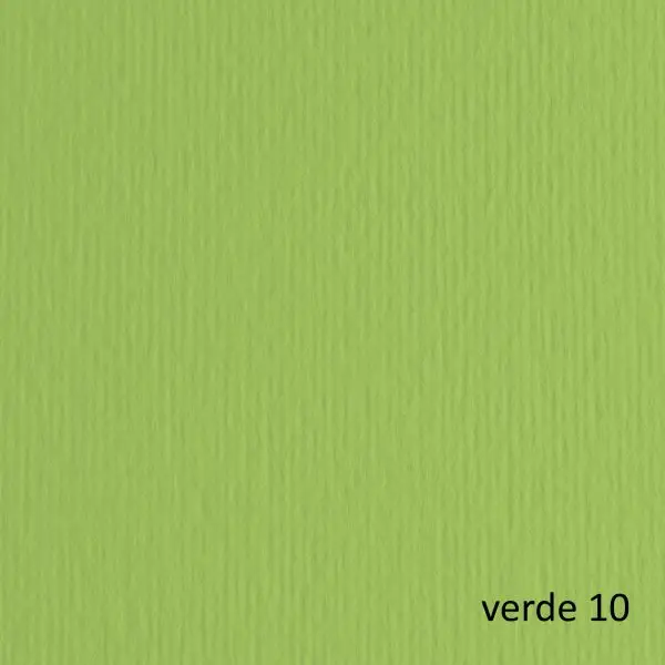 Cartoncino Elle Erre - 50 x 70 cm - 220 gr - verde pisello 110 - Fabriano - blister 20 fogli