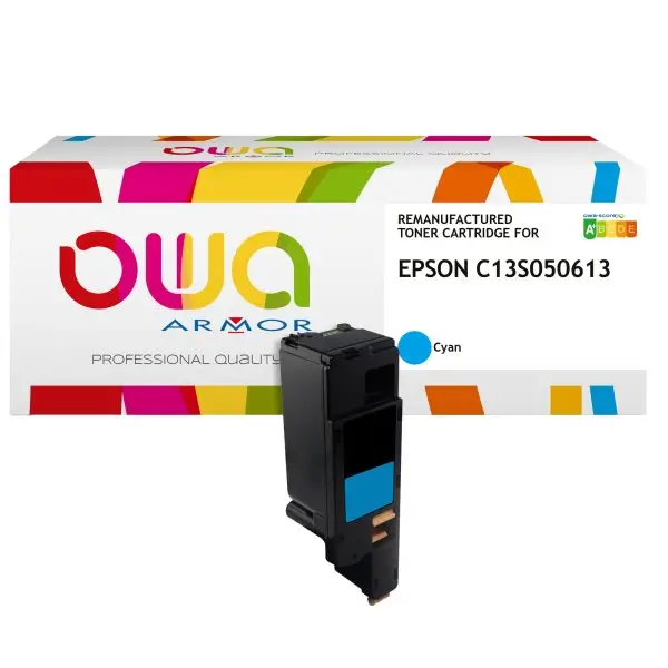 Armor - Toner Compatibile per Epson C13S050613 - Ciano - 1.400pag