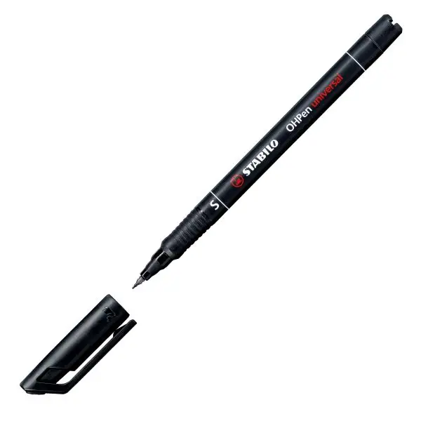 Pennarello OHPen universal permanente 841 - punta superfine 0,4 mm - nero - Stabilo