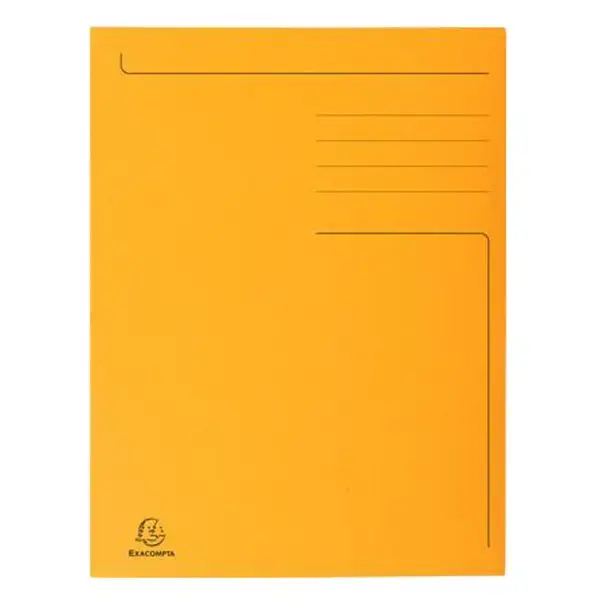 Cartellina 3 lembi con stampa Forever - 280 gr - A4 maxi - arancione - Exacompta