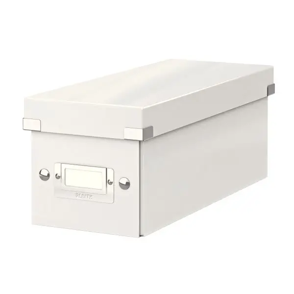 Scatola archivio Click & Store - per CD - 14,3 x 13,6 x 35,2 cm - bianco - Leitz