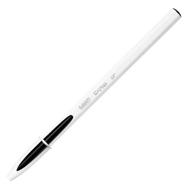 Penna a sfera Cristal Up con cappuccio - punta media 1,2mm - nero  - Bic - conf. 20 pezzi