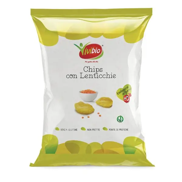 Chips con lenticchie - 35 gr - Vivibio