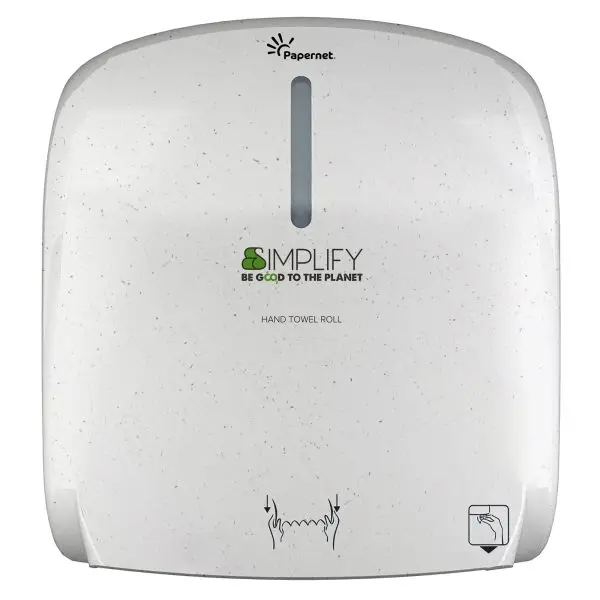 Distributore asciugamani piegati a Z/W Simplify - 29 x 10,8 x 33,6 cm - white wood - Papernet