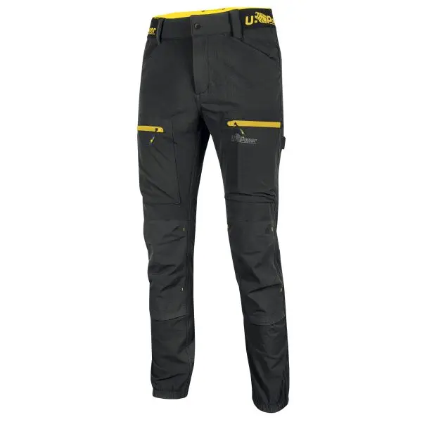 Pantalone Horizon - taglia XXL - nero/giallo - U-Power