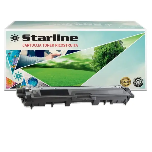 Starline - Toner Ricostruito per Brother TN243 - Nero - 1.000 pag