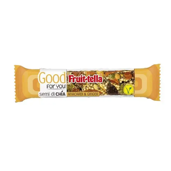 Barretta frutta secca Good For You - anacardi/ginger - 36 gr - Fruit-Tella