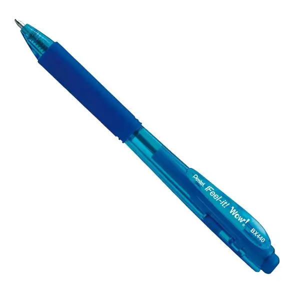 Penna a sfera a scatto Feel It Wow! - punta 1,0 mm - blu - Pentel