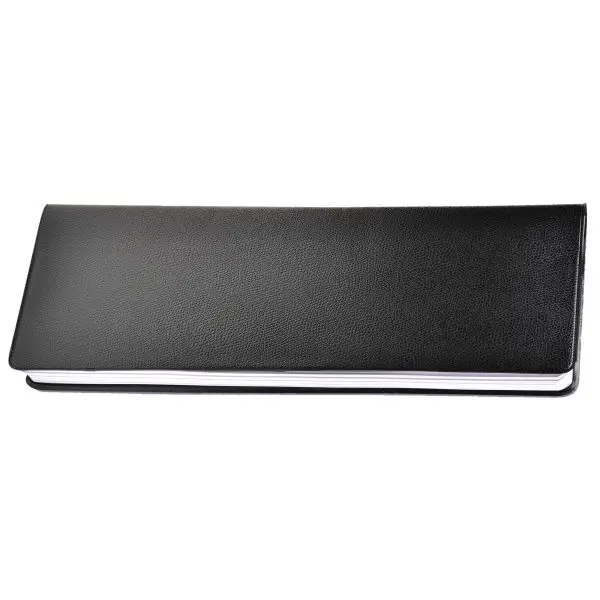 Agenda settimanale Agendascop 2026 - c/spirale - copertina Impala - 30 x 10 cm - nero - Quo Vadis