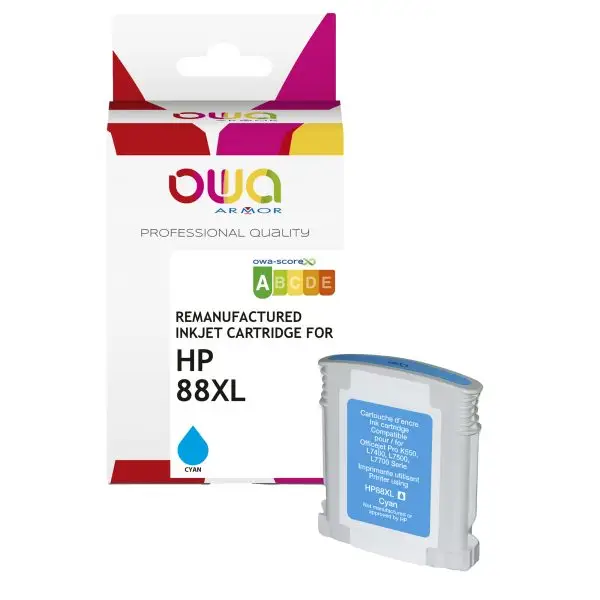 Armor - Cartuccia ink Compatibile per Hp 88XL - Ciano - K20257OW - 35 ml