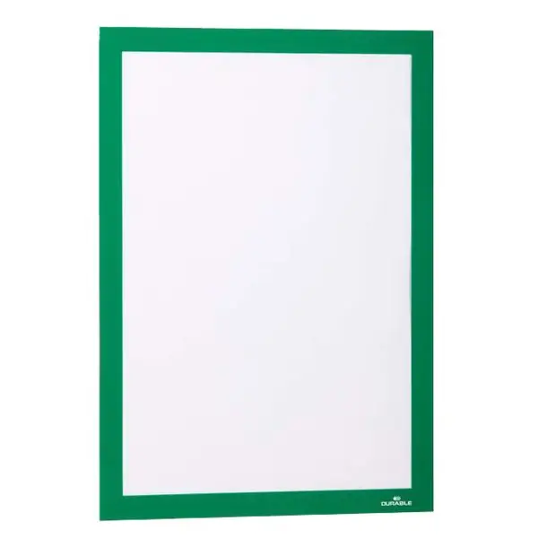 Cornice magnetica Duraframe - A4 - 21 x 29,7 cm - verde - Durable