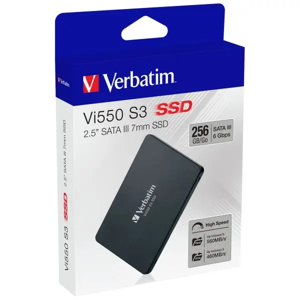 Verbatim - SSD Interno Vi550 SATA III 2.5'' SSD - 49351 - 256GB