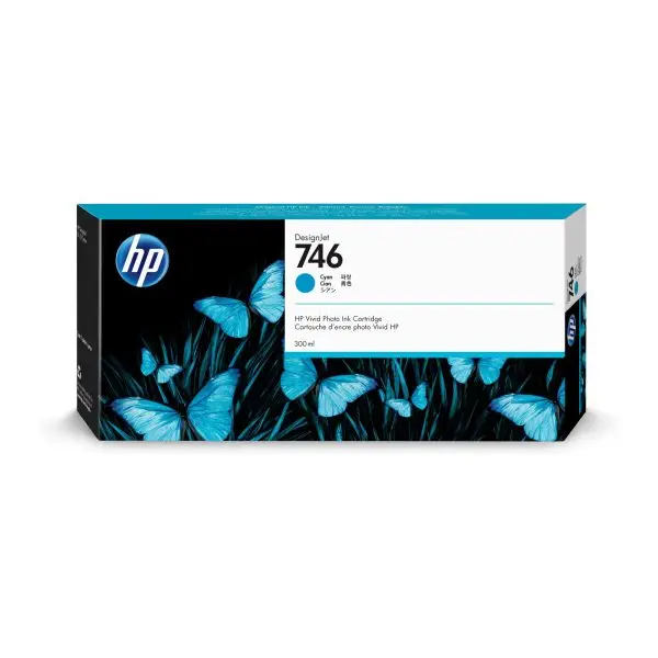 Hp - Cartuccia ink originale - 746 - Ciano - P2V80A - 300ml