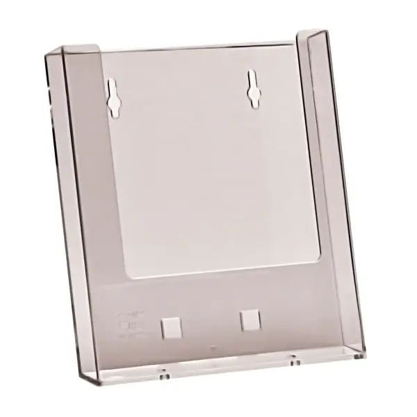 Portadepliant da parete - tasca A5 - trasparente - Studio T