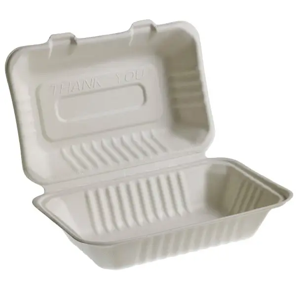 Vaschette Sandwich Take Away Bio - 25,1 x 16,2 cm - Leone - conf. 50 pezzi