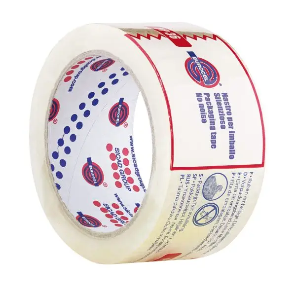 Nastro adesivo PP36NN - 5 cm x 66 m - bianco - Eurocel
