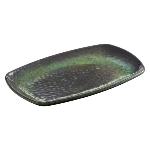 Piatto rettangolare Linea Amazzonia - 23,5 x 15 x 2,5 cm - melamina - Leone