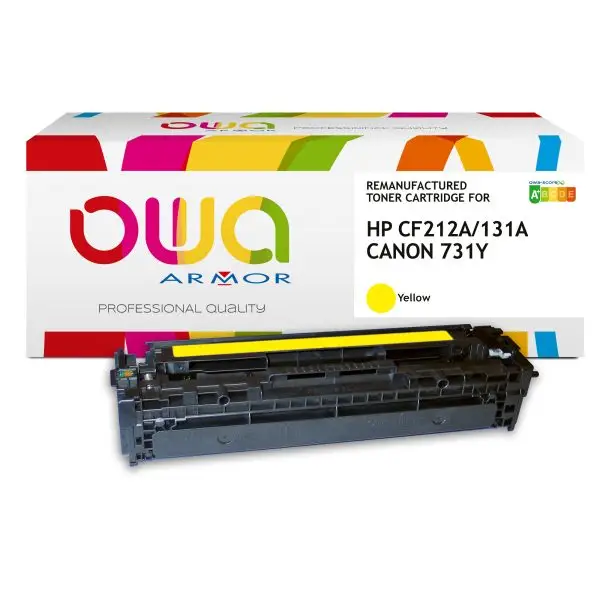 Armor - Toner Compatibile per Hp - Giallo - CF213A - 1.800 pag